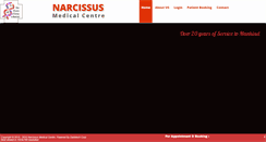 Desktop Screenshot of narcissusmedicalcentre.com