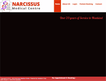 Tablet Screenshot of narcissusmedicalcentre.com